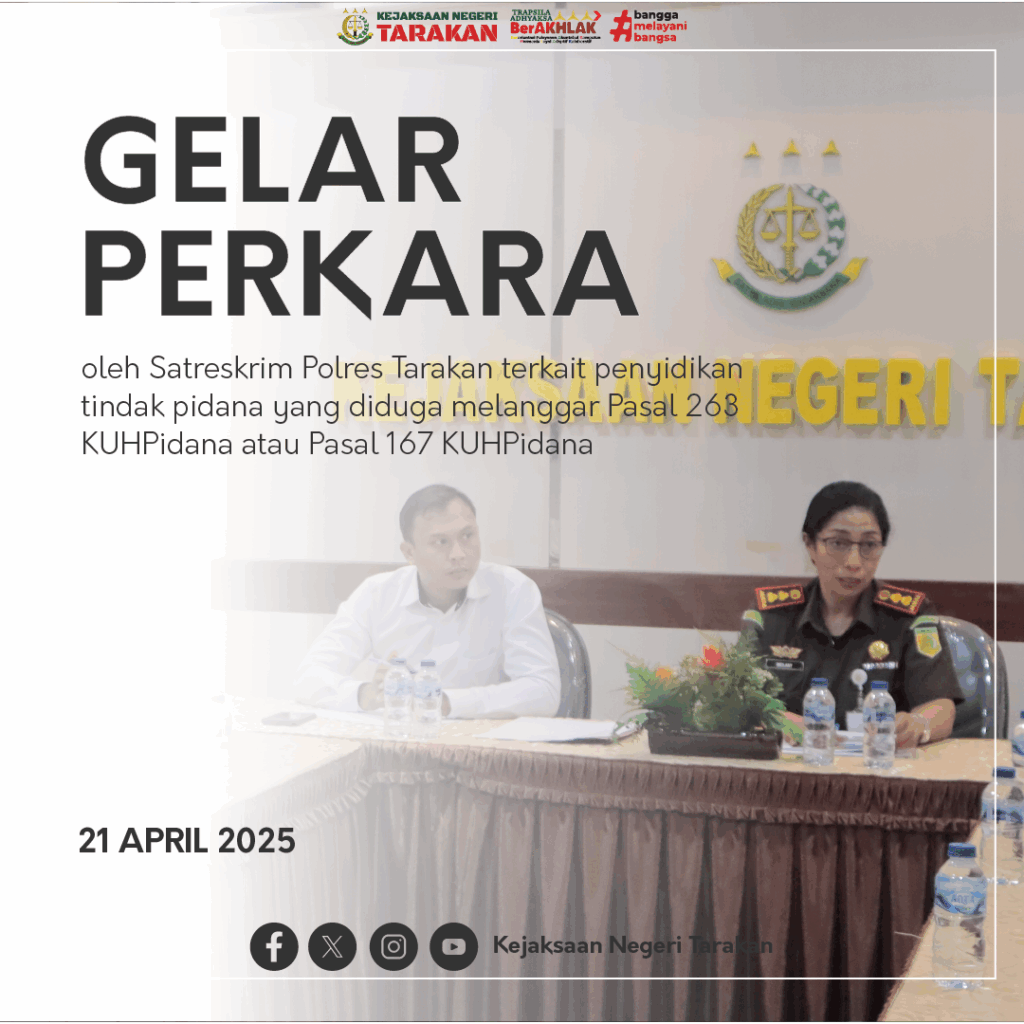EKSPOSE SATRESKRIM POLRES TARAKAN