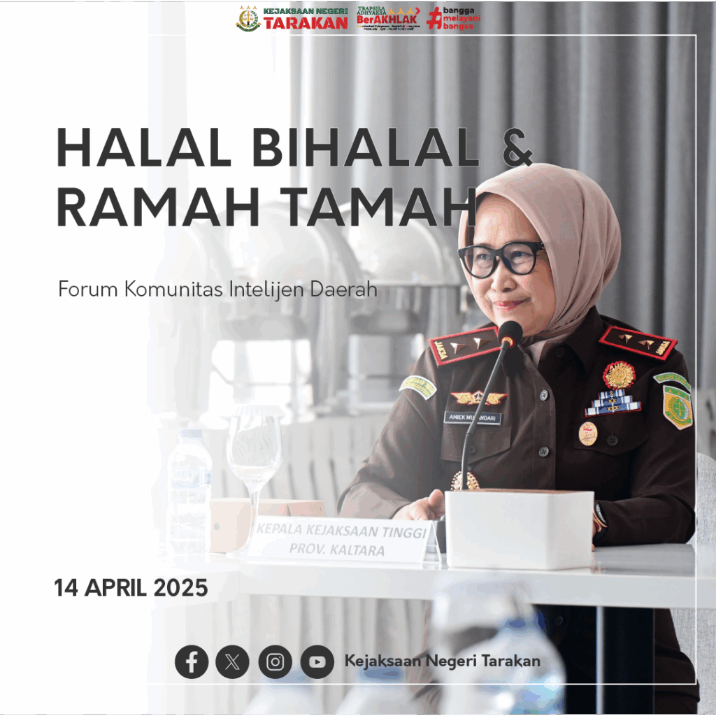 HALAL BIHALAL DAN RAMAH TAMAH FORUM KOMUNITAS INTELIJEN DAERAH