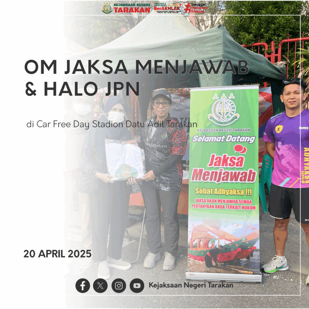 OM JAKSA MENJAWAB DAN HALO JPN DI CAR FREE DAY KOTA TARAKAN