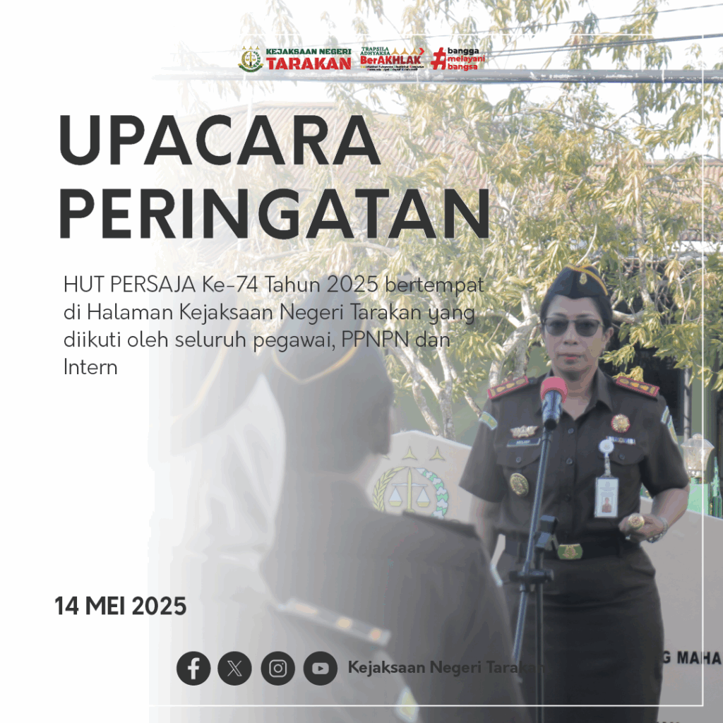 UPACARA PERINGATAN HUT PERSAJA KE-74 TAHUN 2025