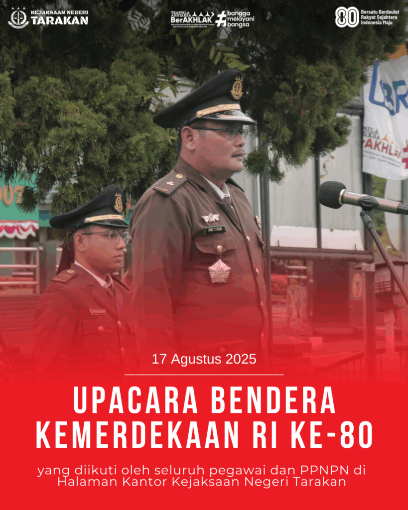 UPACARA PERINGATAN HUT KE-80 KEMERDEKAAN RI