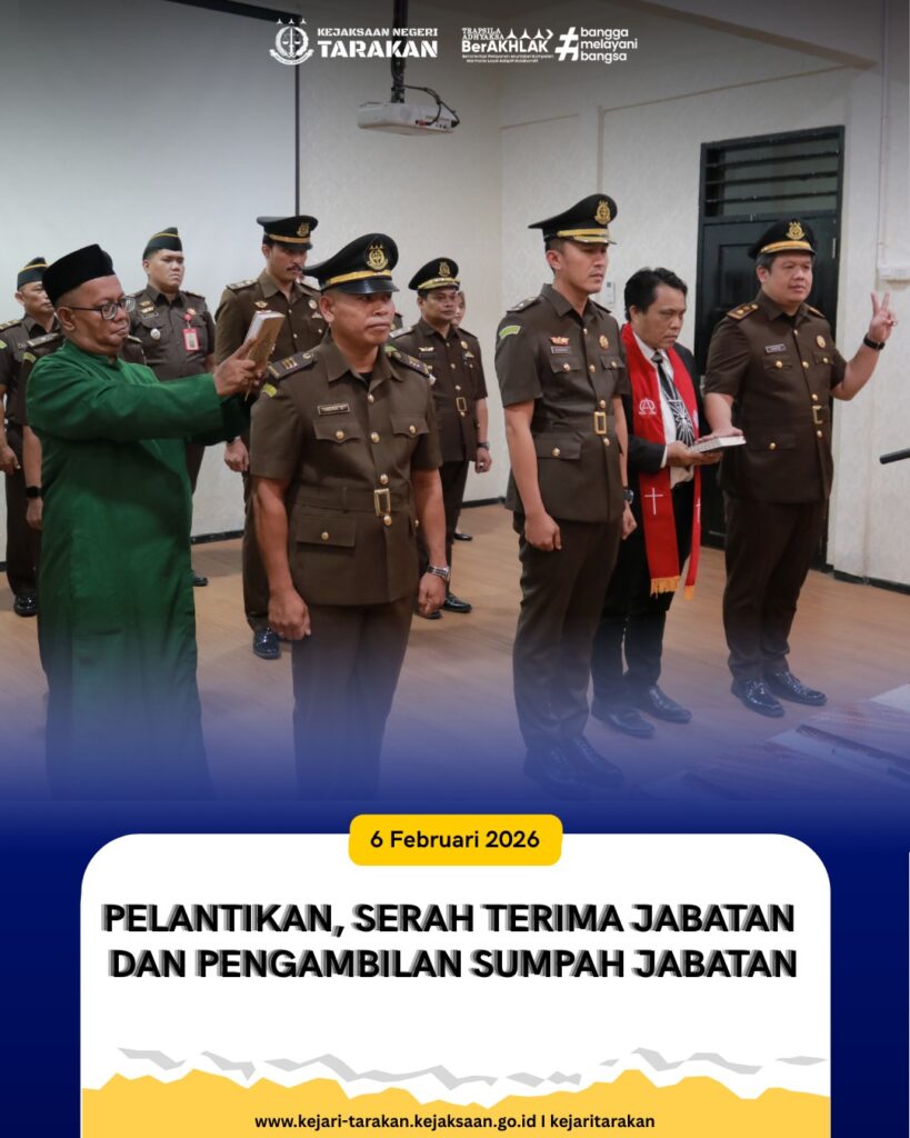 PELANTIKAN, SERAH TERIMA JABATAN DAN PENGAMBILAN SUMPAH JABATAN ESELON IV