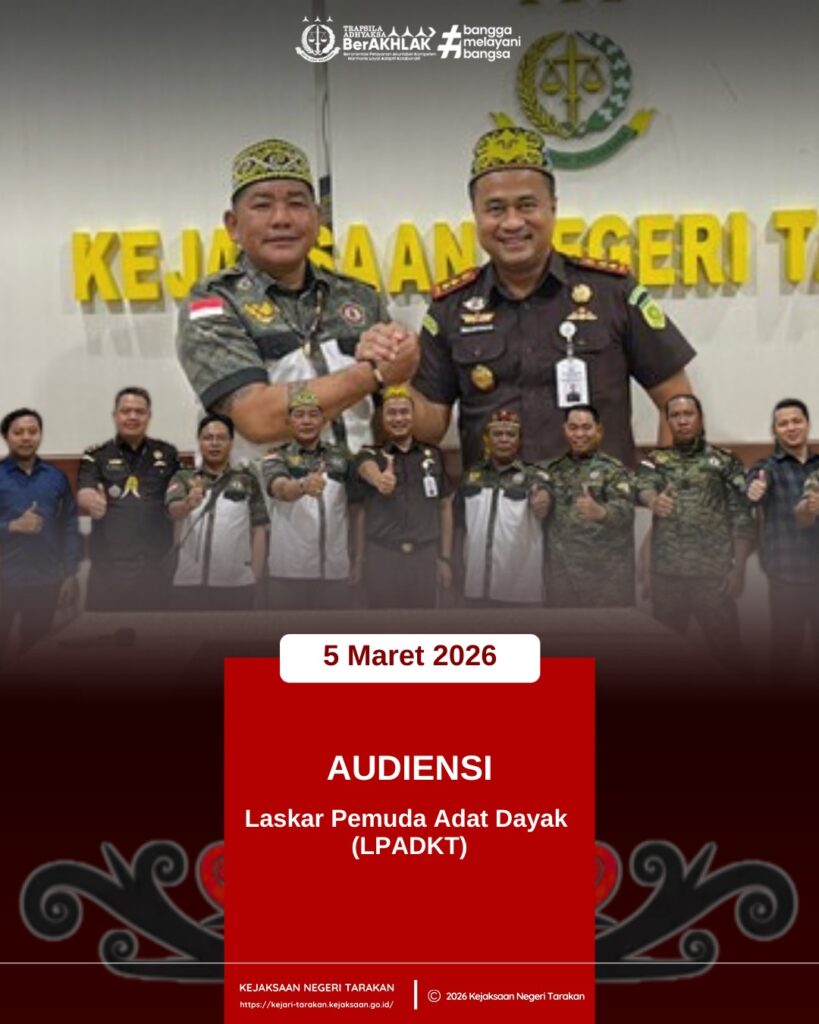 AUDIENSI LASKAR PEMUDA ADAT DAYAK