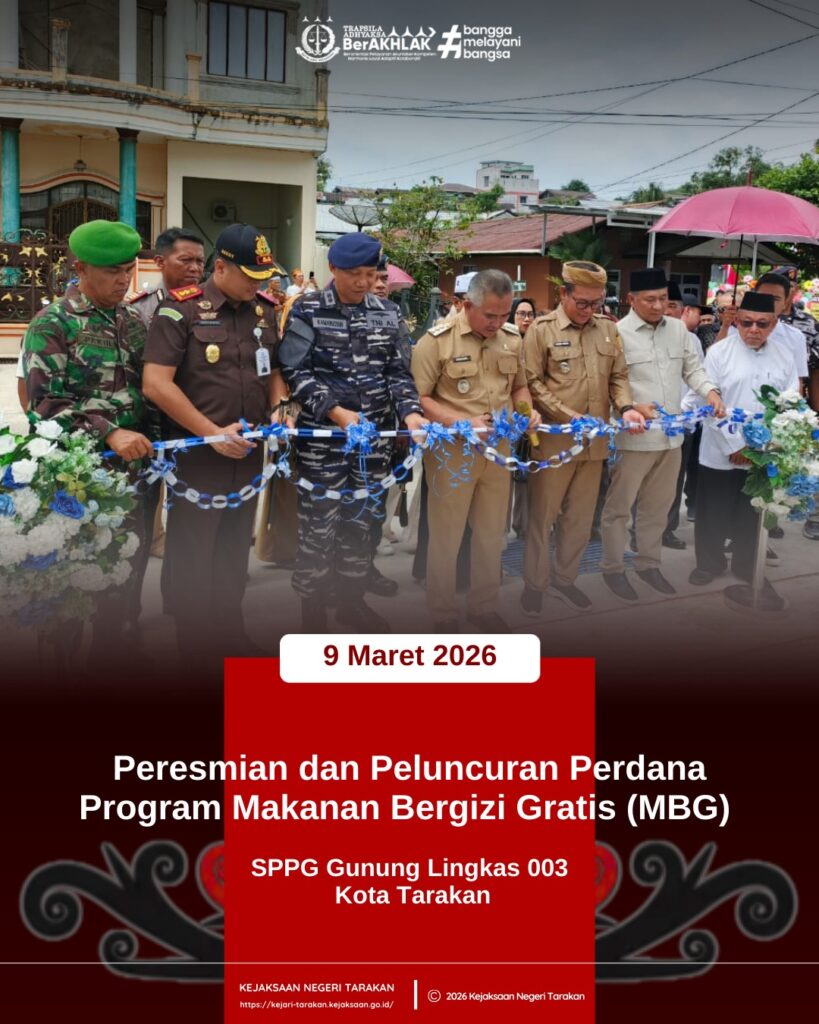 PERESMIAN DAN PELUNCURAN PERDANA PROGRAM MAKANAN BERGIZI GRATIS
