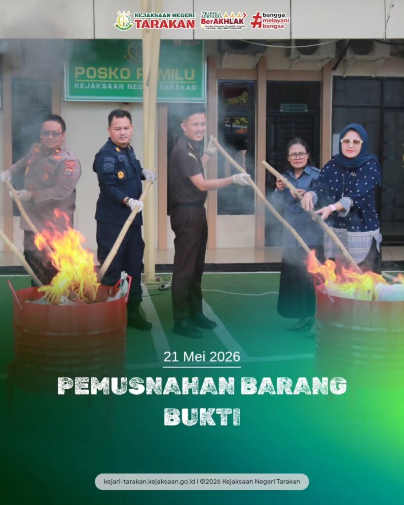 Pemusnahan Barang Bukti