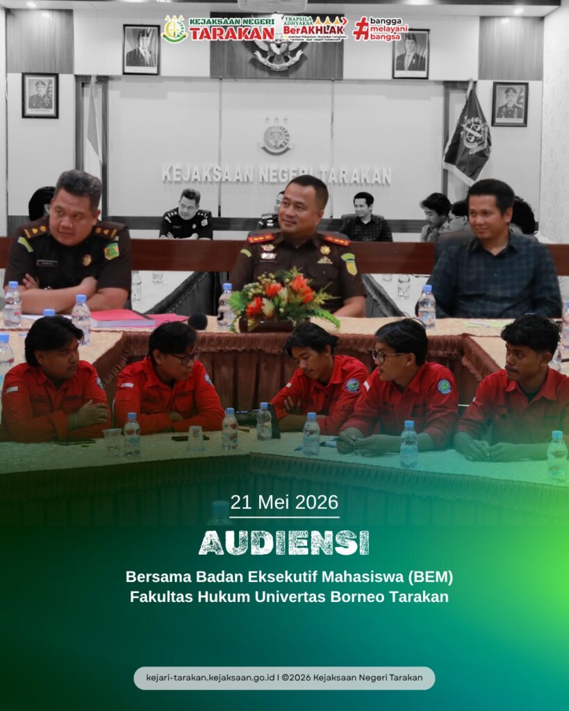 Audiensi Bersama BEM Fakultas Hukum Universitas Borneo Tarakan